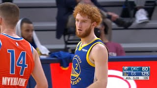 Warriors set the franchise record 25 threes in a game after Nico Mannion's three