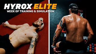 I Trained Like A HYROX PRO Athlete For 7 Days... (FIRST HYROX SIMULATION)