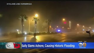 Hurricane Sally Slams Ashore, Causing Historic Flooding