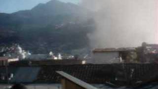 Nube Toxica en Incendio del Restaurant Patio Viejo 3/4