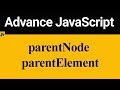 parentNode and parentElement in JavaScript (Hindi)