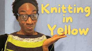 Knitting in Yellow - My SABAI Top (but in merino?)