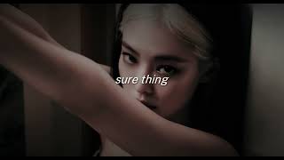 blackpink - sure thing ( sped up + reverb )