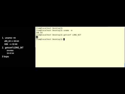 how to check Linux is 32 bit or 64 bit? architecture size of linux how to check Linux is 32 bit or 64 bit? architecture size of linux