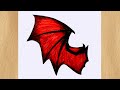 How to Draw a Dragon Wing I Dragon Wing Drawing Tutorial I Dragon Drawing Rio Art Club Special