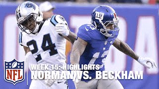 Josh Norman vs. Odell Beckham Jr. (Week 15) | Panthers vs. Giants | NFL Highlights