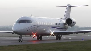 EPIC Challenger 850 D-AAIJ Take Off at Cambridge Airport