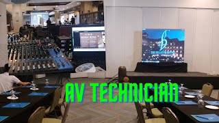 What is AV Technician or audio visual technician?