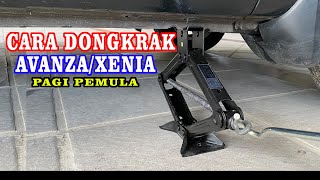 Tutorial Cara Mendongkrak Mobil Avanza/Xenia