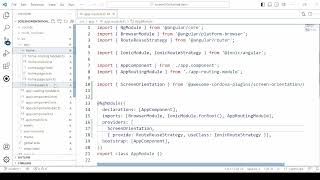 Ionic 6 Angular - Screen orientation