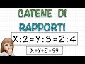 Catene di rapporti | Videolezione di Matematica | Proporzioni