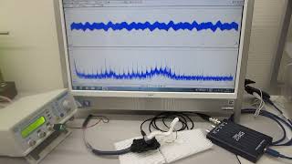 オーダーメードプローブの超音波伝搬特性テスト　Ultrasonic propagation characteristic test of custom-made ultrasonic probe