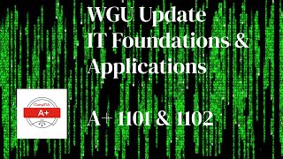 WGU UPDATE-IT Foundations \u0026 Applications(CompTIA A+)