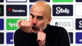 'Players talked about Everton on plane! WOW THIS IS MY TEAM!' | Pep Guardiola | Everton 1-3 Man City