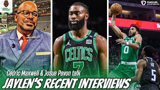 Jaylen Brown Talks About His Celtics Future | Cedric Maxwell Podcast