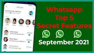 WhatsApp Top 5 Secret Features 2021