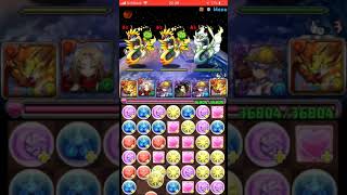 【パズドラ】超新龍トラゴンでカンスト 5個十字消し