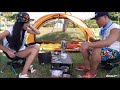 캠낚세끼 사랑의 섬 목포 외달도에서 백패킹 낚시n캠핑 camping u0026mukbang eating show