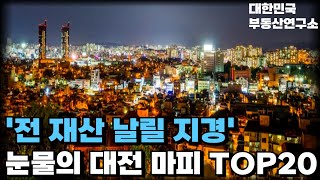 '전 재산 날릴 지경에 미칩니다' 충격의 대전 신축 아파트. 분양가보다 싸진 가격에 입주민은 대성통곡. 대전 마피 아파트 20곳 [부동산 아파트 집값전망 폭락 하락 분양권]