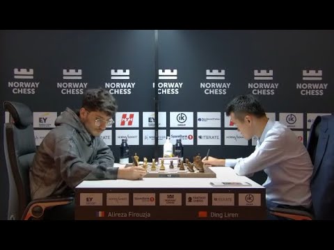 Alireza Firouzja Defeats Ding Liren - 2024 Norway Chess - YouTube