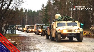 Update from Ukraine : A large number of US military vehicles arrived in Lithuania and into Poland