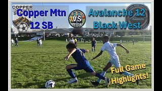 ⚽Game Highlights: Copper Mtn vs Avalanche (13U) #theofficialvu #refeeepov