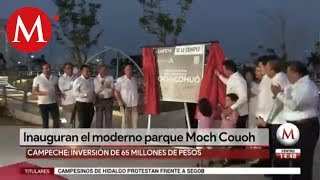 Inauguran el moderno parque Moch Couoh en Campeche