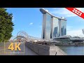 Inside Marina Bay Sands & Gardens by The Bay 🇸🇬 Singapore | 4K | Walking Tour | Street Walk 2023