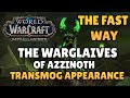 How to get the Warglaives of Azzinoth Transmog for Demon Hunters -  WoW SUPER FAST METHOD!