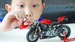 예준이의 슈퍼바이크 장난감 조립놀이 스포츠 바이크 만들기 Superbike Toy Assembly Sports Bike
