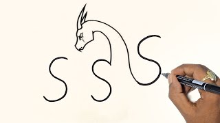Dragon drawing | how to draw dragon
