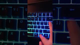 How to change the color on your onn gaming keyboard