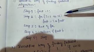 Factorial by iterative method