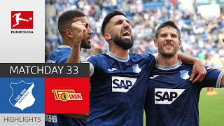 BIG Points For Hoffenheim | Hoffenheim - Union Berlin 4-2 | Highlights | Matchday 33 – Bundesliga