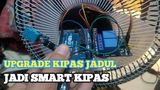 Belajar membuat projek sederhana | kipas angin otomatis dengan dht 11