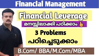 Financial Leverage/Theory and Problems/Financial Management