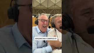 بكاء المعلق الأرجنتيني بعد فوز الارجنتين علي فرنسا و الفوز بكأس العالم فيفا قطر 2022