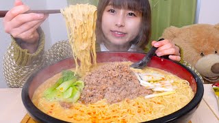 【大食い】マルちゃん正麺の坦々麺8人前