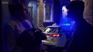 Eastenders Stacey is told by a doctor that eve is awake as priya and nugget hide from the police