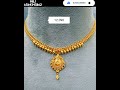 light weight gold necklace designs gold shorts necklace viral trending