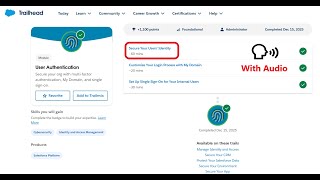 Secure Your Users' Identity | User Authentication | Trailhead | Salesforce | Virtual Internship