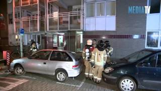 Grote brand na explosie in woning Rusthoflaan Rotterdam