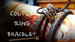 은 커플링/팔찌 만들기 실버매듭 가죽 콜라보 #couplering #braceletmaking