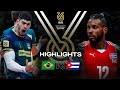 🇧🇷 BRA vs. 🇨🇺 CUB - Highlights | Men's OQT 2023