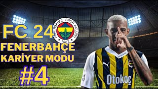 FENERBAHÇEYE TRANSFER OLDUK!! // FC 24 FENERBAHÇE KARİYERİ #4