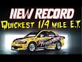 *NEW RECORD! WORLD'S QUICKEST EVOLUTION VIII: 8.369@280kph | KP PROCCO EVO8