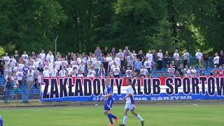 Kibice Unii Nowa Sarzyna podczas meczu Unia N.S. - Stal Gorzyce 12.06.2016r.