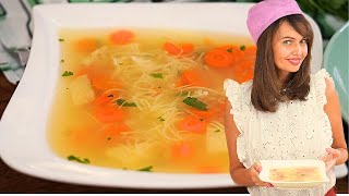 Chicken Soup With Noodles - Real Homemade Soup