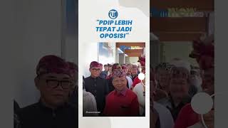 PDIP Dinilai Lebih Tepat Jadi Oposisi di Pemerintahan Prabowo-Gibran, Bakal Ikuti Langkah Ganjar?