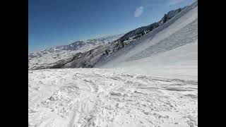 Snowbasin 1/2/23 Grizzly downhill, schuss